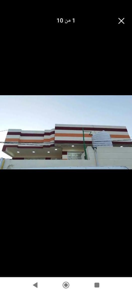 بيت حديث طابقين للبيع البناء طابوك  مساحه ٢٢٠م طابو زراعي سند 25 باسم البائع يحتوي على ثلاث غرف نوم واستقبال ومطبخ ومجمع صحي داخلي وخارجي / الموقع حله حي الجزائر. منطقة الورديه قرب مقام سيد موسى
السعر 100وبيه مجال للتفاوض
// هاتف***********
***********
