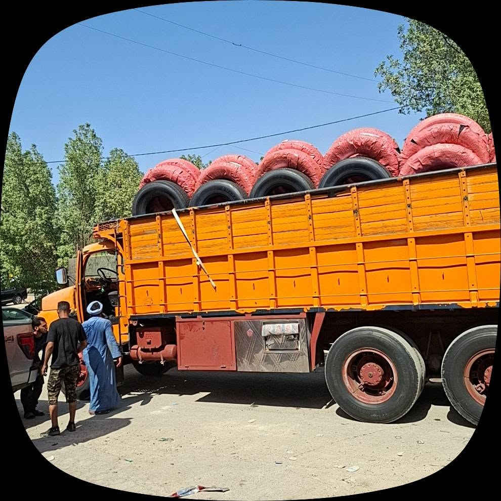 تعلن شركة الوارث عن وصول شحنة جديدة ومباشرة من إطارات الشاحنات ذات الكفاءة العالية 🔥
​🔹 اسم الإطار: SUPER GETTY
🔹 القياس: 315/80R22.5
🔹 النقشات: متوفرة بالنقشتين (الناعمة والخشنة) لتناسب كافة المحاور والدرافات 🚛
🔹 الجودة: جودة عالية ومتانة مضمونة للأحمال الشاقة والظروف الصعبة
🔹 التجهيز: جاهزون لتجهيز كافة المحافظات (جملة ومفرد) 📦
​📍 العنوان: بغداد - طريق معسكر الرشيد - مجمع الزهراء
​📞 للتواصل والاستفسار:
📱 حسين: *********** - ***********
📱 صباح: *********** - ***********
​⚡ أهلاً وسهلاً بكم في شركة الوارث!
