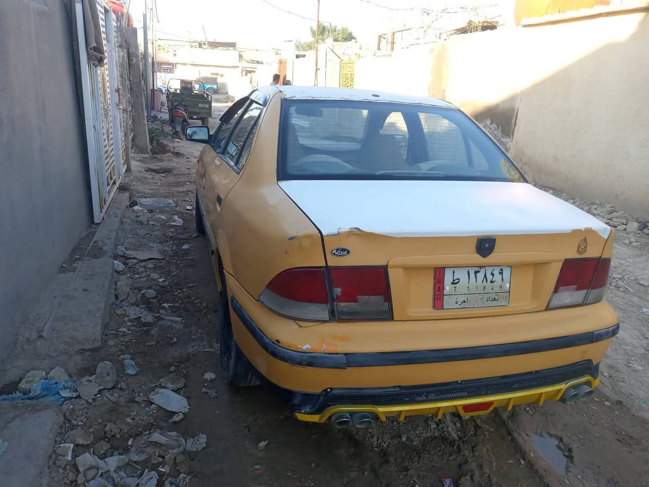 للبيع سمند ٢٠٠٩ رقم بغداد سنوية نافذة ٢٠٢٣ هيئة وغرامات تاخذ صافي السعر ١٨ وبيها مجال محرك بيه صرف صاحبها بغداد الفضيلية 
مكانها الصويرة السيارة شغالة 
***********
