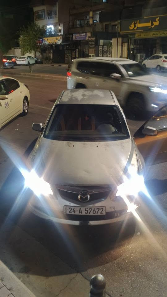مازدای ٦  مۆدێل  ٢٠٠٧ 
هەموو گیانی  بە شەرت 
گێڕو مەکینە بە شەرتی ٥٠ فیتەر 
ڕەقەم دهۆکە  و دوای معامەلە غەرامە ئەگێڕمەوە 
دوو چەمەلەغی پێشەوە بۆیاخە 
درگای دوای سەکن یەک پەڵە  ی هەیە
سعری ٦٣$ و معامەلە 
*********** السليمانية, العراق

