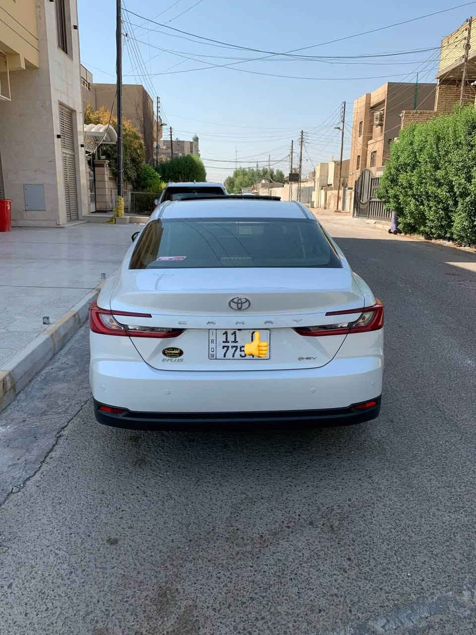 تويوتا كامري 2025 هايبرد عبد اللطيف ياباني اصلي
خليجي  فول 1/1
اعلى فئه السياره جديده 
فتحه برده خلفيه لايت اوتو كرسي كهرباء السياره فول مواصفات 
رقم بغداد الدولي بأسمي 
سعة المحرك 2.5l 
 السياره بدون صبغ ولا حادث
ماشيه 54 
على إيد وحده من الزيرو 
السعر 245
مكانها البياع
***********
