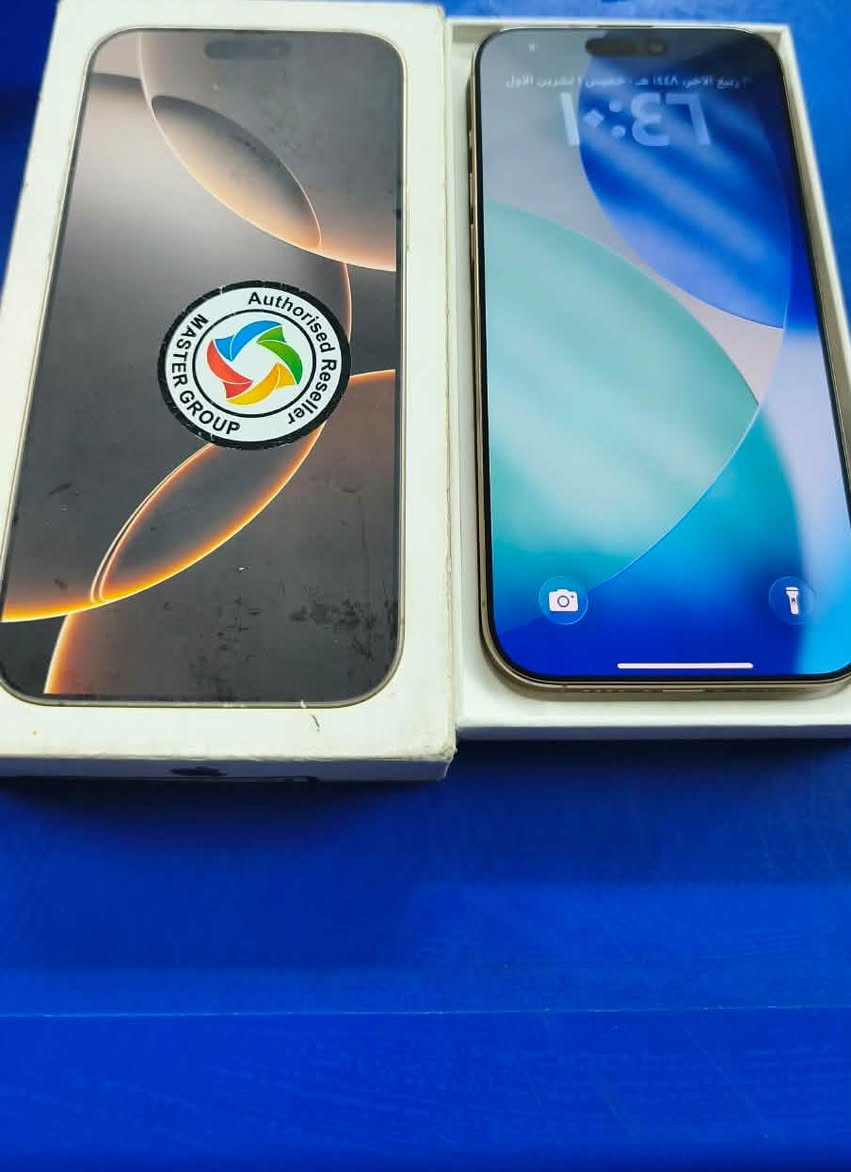 أيفون 16 برو ماكس (iPhone 16 Pro Max) 📲
جهاز نظيف جدًا وأخو الجديد.
• الضهر مبدل وكالة (كعدته خياط وميطلع هوه ابد
• ذاكره 256 عربي شرق اوسط
بطاريه 91
يرهم امراوس 
1200 قفل
📌 المكان: النجف
📱 الرقم: ***********

نص مكتوب في الصور:
- حالة البطارية
- عادية
- تعمل بطارية iPhone هذه على النحو المتوقع. حول البطارية والضمان...
- الحد الأقصى للقدرة
- ٩١٪
- هذا قياس لقدرة البطارية مقارنة بقدرتها عندما كانت جديدة. قد تسبب القدرة المنخفضة بتقليل ساعات الاستخدام بين عملية الشحن والأخرى.
- عدد الدورات
- ٦٠٢
- هذا هو عدد مرات استهلاك iPhone لقدرة البطارية معرفة المزيد...
- تاريخ التصنيع
- آب ٢٠٢٤
- أول استخدام
- شباط ٢٠٢٥