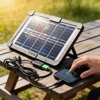 كهرباء طفت؟ شحن مخلص؟ ومحتاج برودة؟ الحل صار بجيبك! ☀️💨🔋ويه لوح الطاقة...