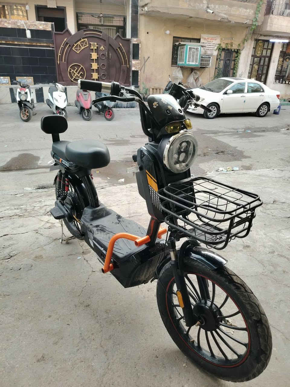 دراجة شحن • بطاريات 5 دبل • بغداد البيجيه