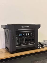 🔋 Power Station Store CUBE ⚡  ▪️ السعة: 2560Wh ▪️ القدرة: 3300W ▪️ بطا...