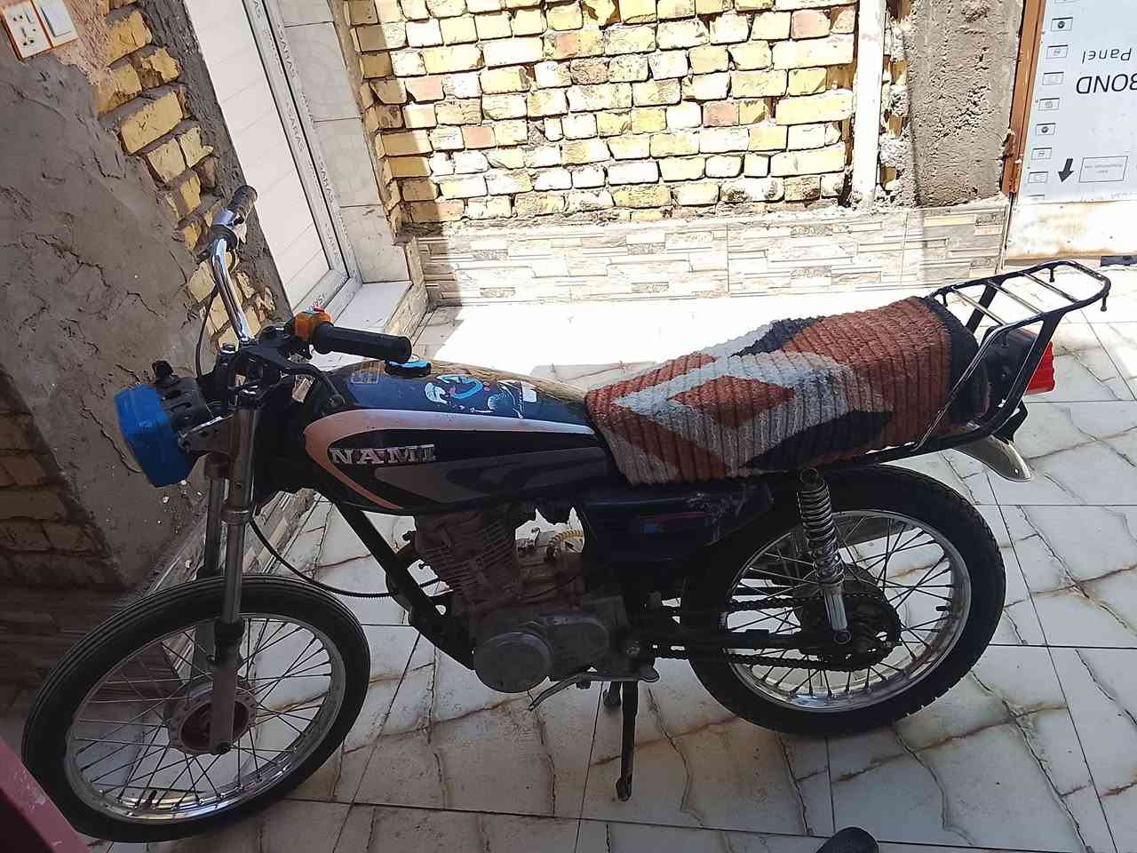 دراجه لل بيع سعره 225 وبيه مجال عوزه كابريتر وبريك مكان نجف خان نص عمود 605 ستفسار أكثر دخل خاص *********** تصال

