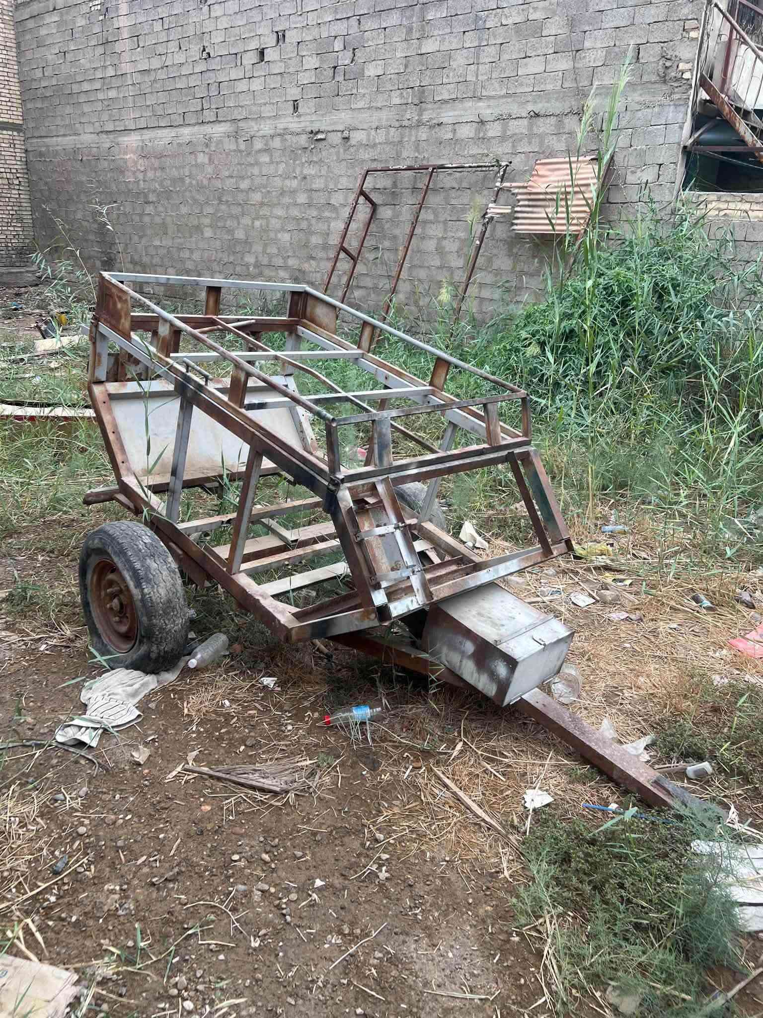 عربة مقطورة • تاير ١٤ • حدادة مضبوطه