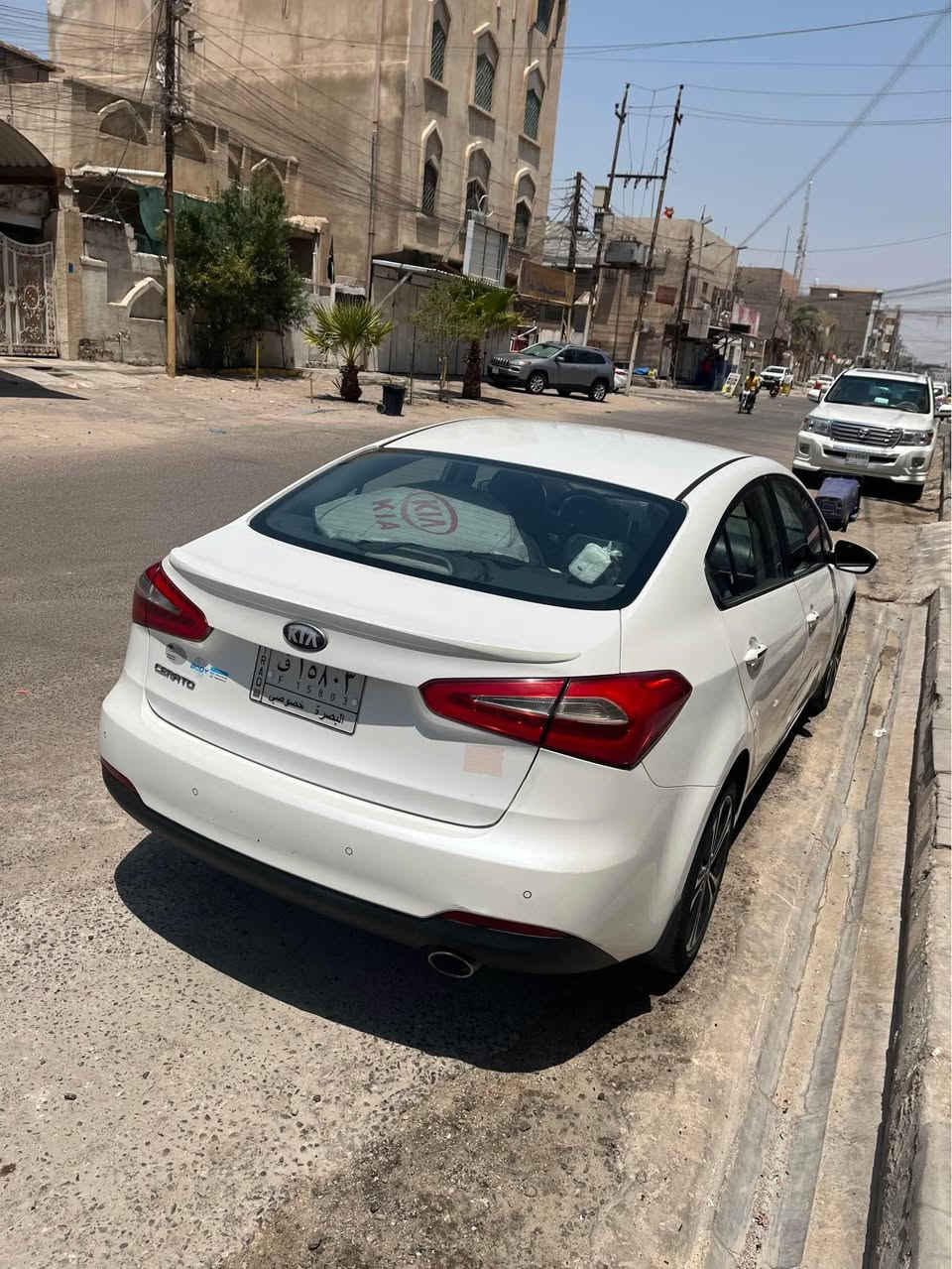كيا سيراتو ١٣ خليجي رقم بصره باسمي  الياره بيها الباب جهت العبري امامي مصلح سياره كلش جديده فرل عدى الفتحه مكاني البصره السعر ١٠٥ وبيها مجال رقمي *********** البصرة, العراق
