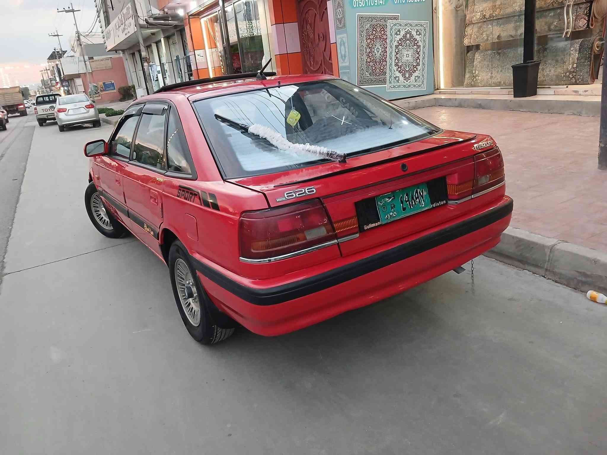 مازدا نمونەوجوان ئاڕم بلاستیک وتەعویل ئەسڵیی لەگەڵە  مۆدیل 91مەکینە 8تووبەخ بئ دەعموو بئ لیدراو بێ غایسوو رزییوی سەیارەکەزۆربەجوانیی ماوەتەوە سحری33گەلاو مەجال ژم ***********
