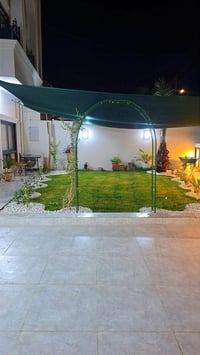 ديكورات حدائق • فرش ثيل • زرع أشجار