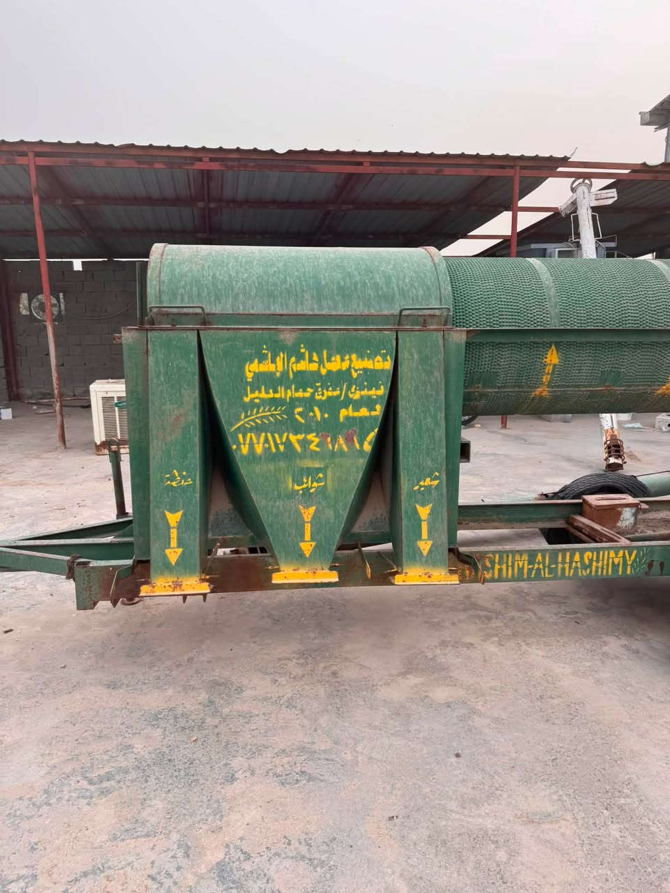 بسم الله الرحمان الرحيم  يوجد معمل   تنقيه لبيع حنطه وشلب مكان كربلاء ***********/***********
