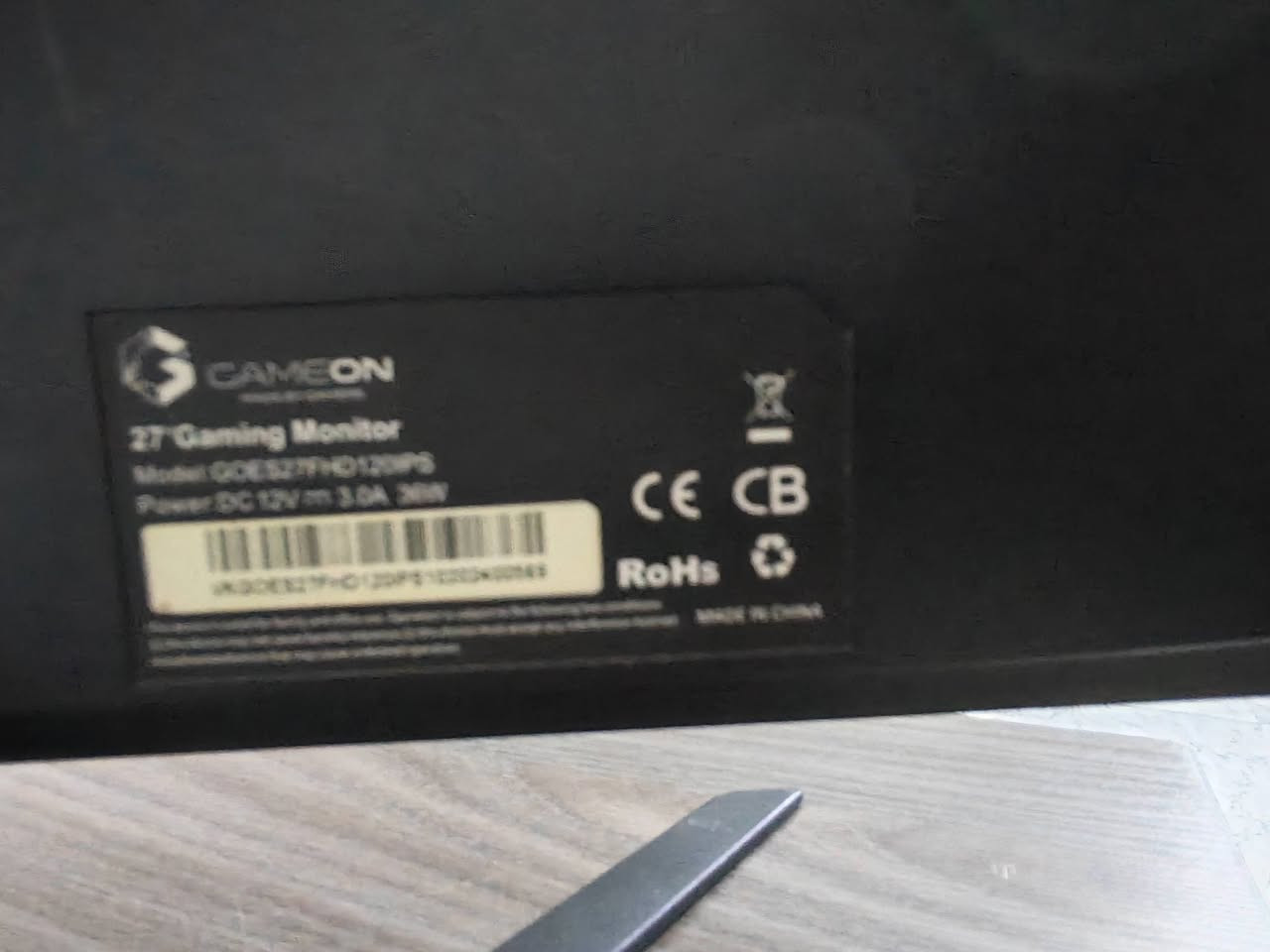 للبيع شاشة العاب 

Brand: GAMEON Type: 27-inch Gaming Monitor

العنوان بغداد الدورة ***********
