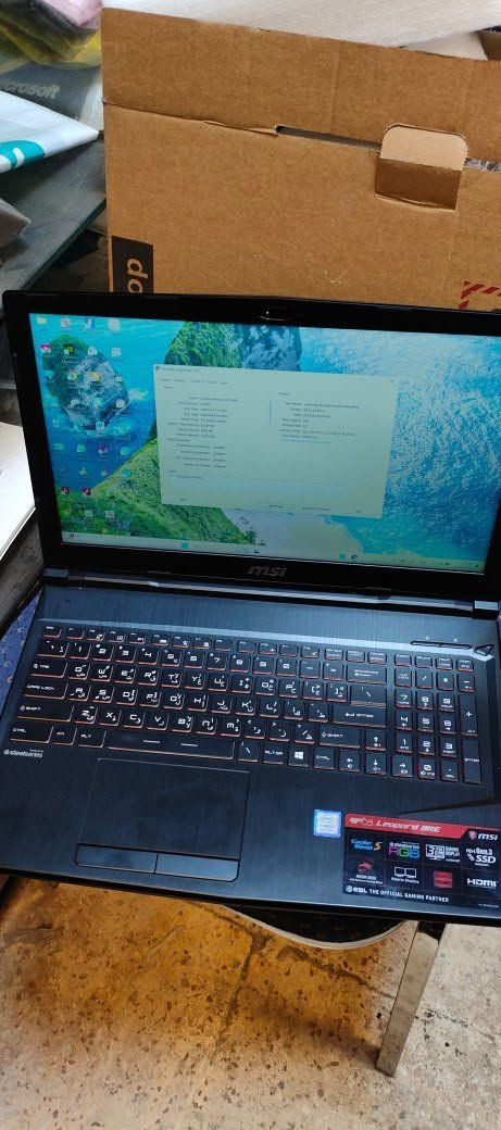 وحش MSI للبيع بسعر حرق 🔥
مواصفاته تدعي:
i7 ثامن / 32 رام / كارت 1060 6GB الاصلي
يشغل كلشي گدامك بدون لاگ ولا حرارة
كيبورد ستريم سيريس يخبل RGB
الجهاز نظيف كلش ومال دلال، تاخذه وتدعيلي
الي يريده يراسلني واتفق وياه.

السعر: 500
المكان: بغداد - البلديات
للتواصل واتساب فقط:***********
