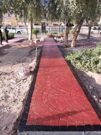 باطون مطبع • ديكورات خارجية • فلل