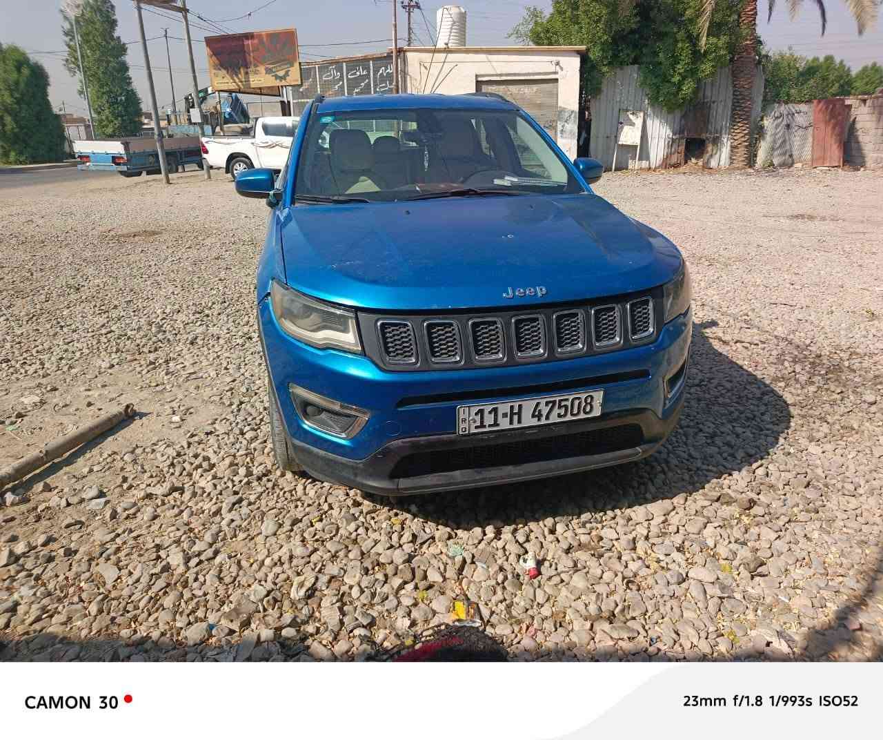 سلام عليكم 
للبيع
Jeep Compass SPORT
المديل 2018

ضربه دعاميه  وبنيد 

مرفق الحادث بلمنشور

سعر 123وبيه مجال بسيط

بسمي تحويل اوكاله

لتواصل ***********

نص مكتوب في الصور:
- CAMON 30 23mm f/1.8 1/993s ISO52
- CAMON 30
- 23mm f/1.8 1/993s ISO52
