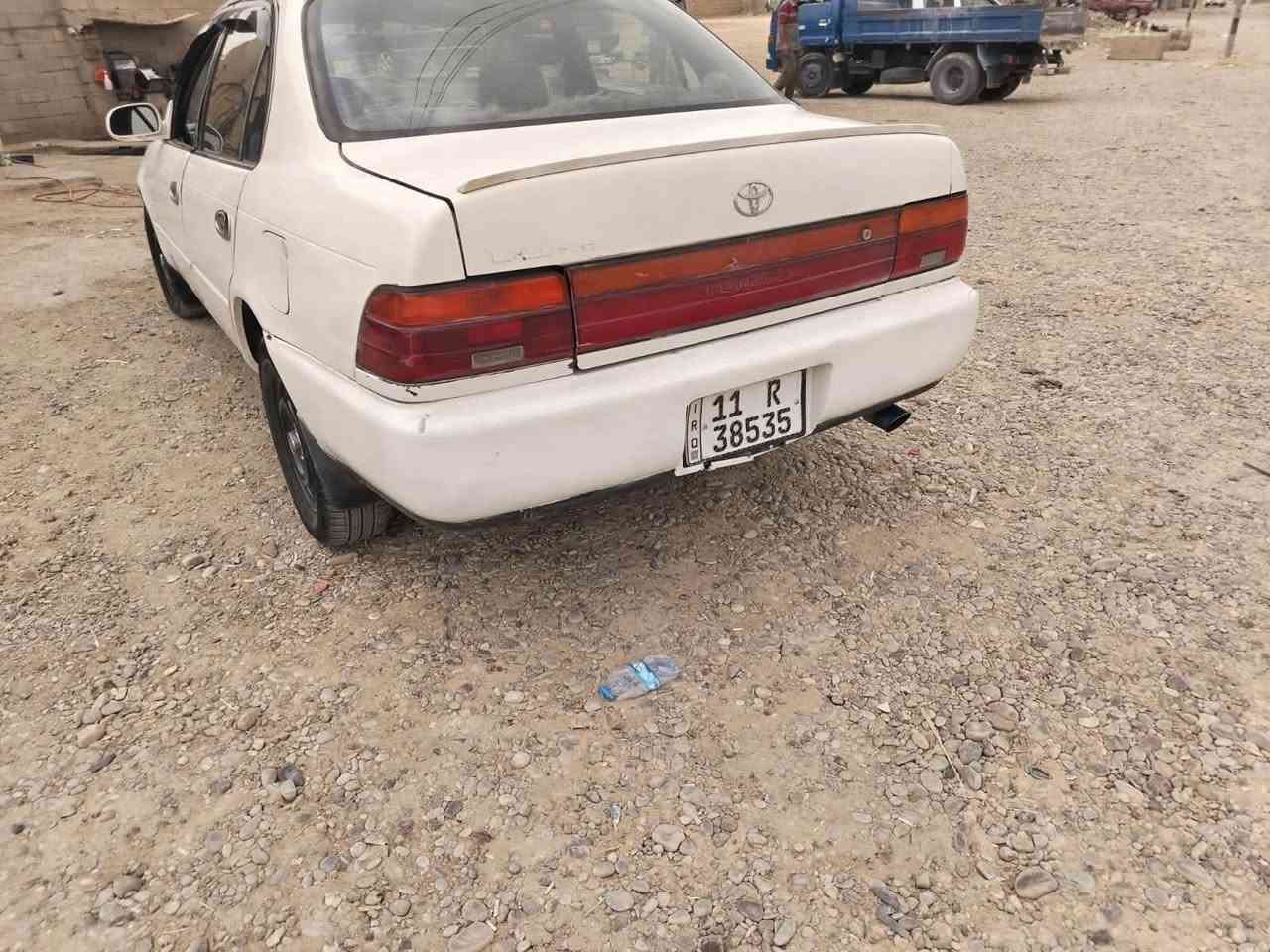 كورلا للبيع موديل 1993 سنويه جديده تصدر جديد مكينه وكير جدد تخم تاير جديد مابيها نقص برقي السعر 48 وبيها مجال الستفسار رقم الهاتف ‭***********‬
