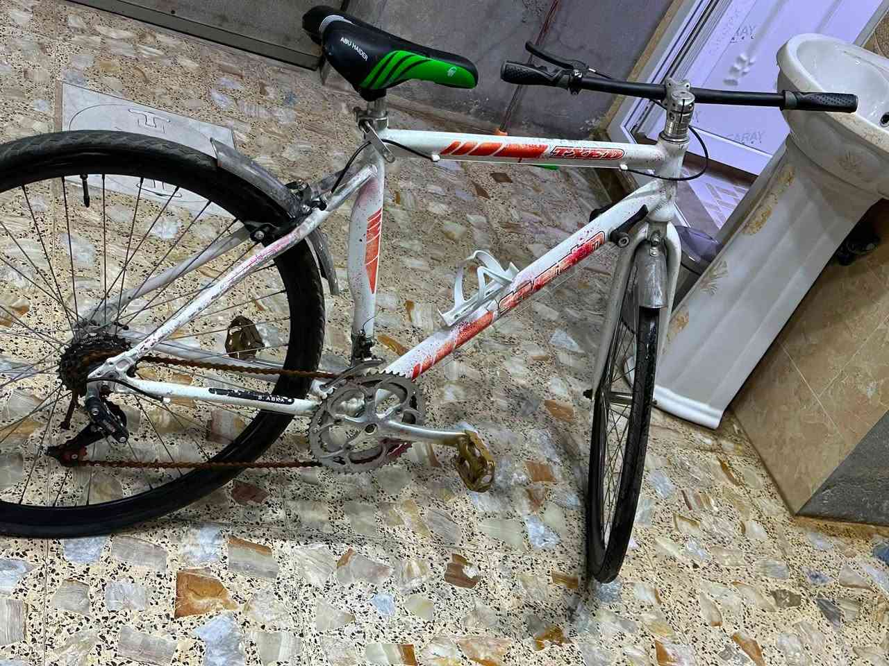 للبيع بايسكل مستعمل 🚲
الحالة: مستعملة وتحتاج تنظيف وصيانة بسيطة.
الگير: موجود.
الفرامل: موجودة.
الإطارات: تحتاج نفخ لامامي والخلفي اعتقد بنجر اعتقد 
السعر: [ 65 وبي مجال ] قابل للتفاوض للجادين.
المكان: [الشعب]
الرقم: ***********
للاستفسار: مراسلة واتساب
