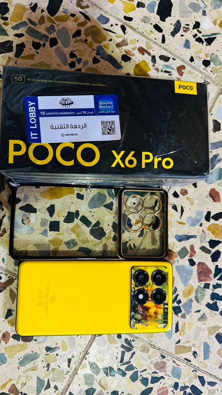 السلام عليكم
بوكو X6 برو 5G للبيع
ذاكرته 512
الجهاز برغي ما مفتوح 
للاتصال  ***********
م السعر خاص
