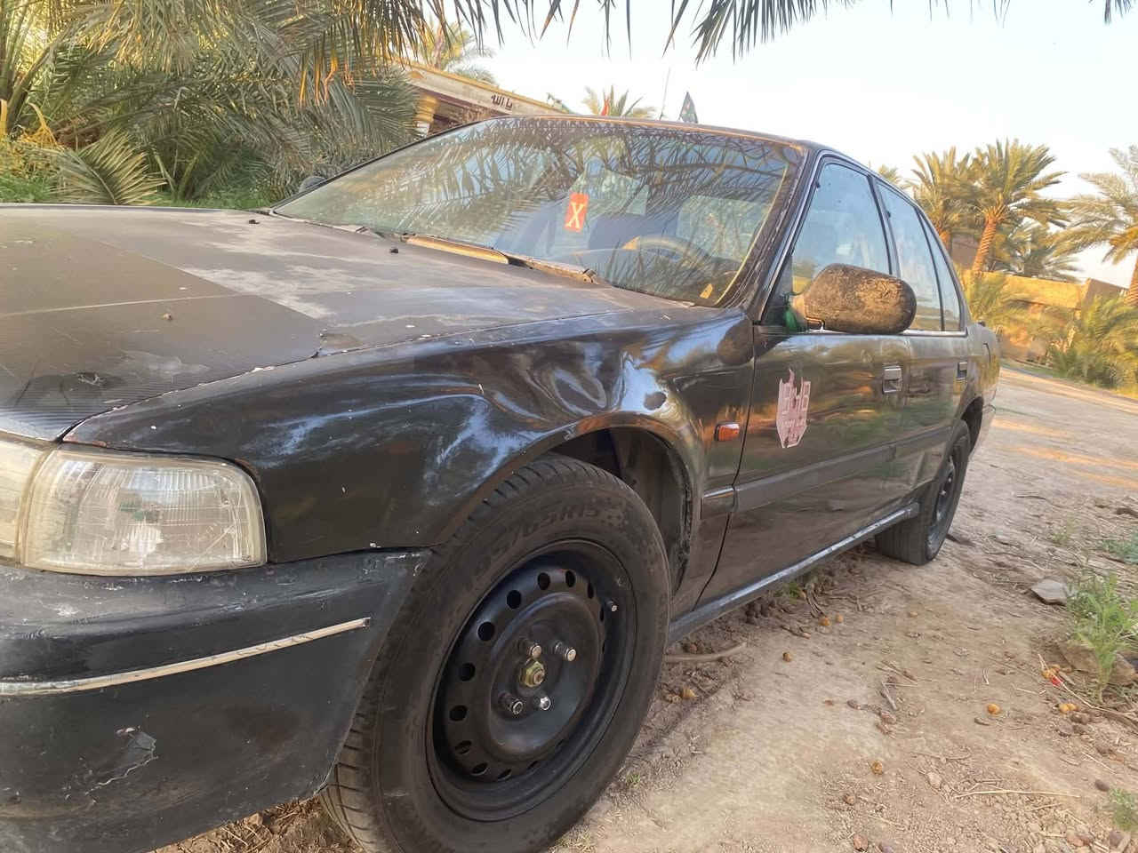 المواصفات:

✅ هوندا أكورد موديل 1990
✅ محرك وكير كورولا يارس 2008
✅ المحرك والكير بحالة ممتازة – خير من الله
✅ دواخل نظيفة جداً (دشبورد سليم)
✅ السيارة على صبغة البلد
✅ أدامة الصدر كاملة
✅ زوج تايرات جديد
✅ جميع الكهربائيات تعمل
✅ التبريد شغال 

الأوراق:

✅ السيارة باسمي
✅ التحويل في اليوم الثاني
✅ السنوية مجددة لغاية 2031
✅ رقم إنكليزي/ديالى/مكان ديالى 
✅ خالية من الغرامات

✨ سيارة مرتبة وجاهزة للاستخدام ولا تحتاج أي مصاريف.

💰 السعر: 30 ورقة، وبيه مجال بسيط حق الجية.

📞 للاستفسار: ***********
