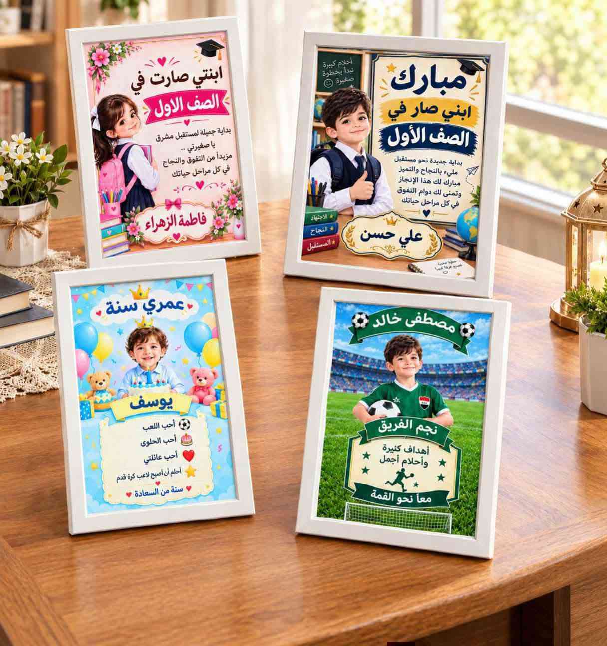 تصميم وطباعة • إطارات أنيقة • لوحات تخرج