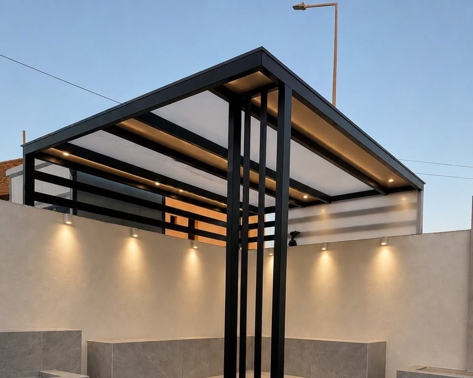 صيف حار؟ شتاء ممطر؟ الحل دائماً مع القسور! 🌤️ 
لأن سيارتك ومنزلك يستحقان الأفضل، نقدم لك أحدث تصاميم السقائف والمظلات العصرية. نجمع بين قوة الحديد، وعزل الحرارة ، والمظهر الأنيق الذي يضيف قيمة لجمال بيتك.عزل حراري ومائي بنسبة 100% ☀️🌧️
خامات مقاومة للصدأ والتآكل وعوامل الطقس القاسية 🛡️تصاميم هندسية حديثة تناسب كافة المساحات 📐
تنفيذ سريع بأيدي أمهر الفنيين 👷‍♂️
: لا تتردد في جعل مساحتك الخارجية أكثر راحة وأماناً. 
تواصل معنا الآن واحصل على الاستشارة والمعاينة المجانية! 
***********
***********
بابل الحله حي الصحه فرع جامع الهندي
