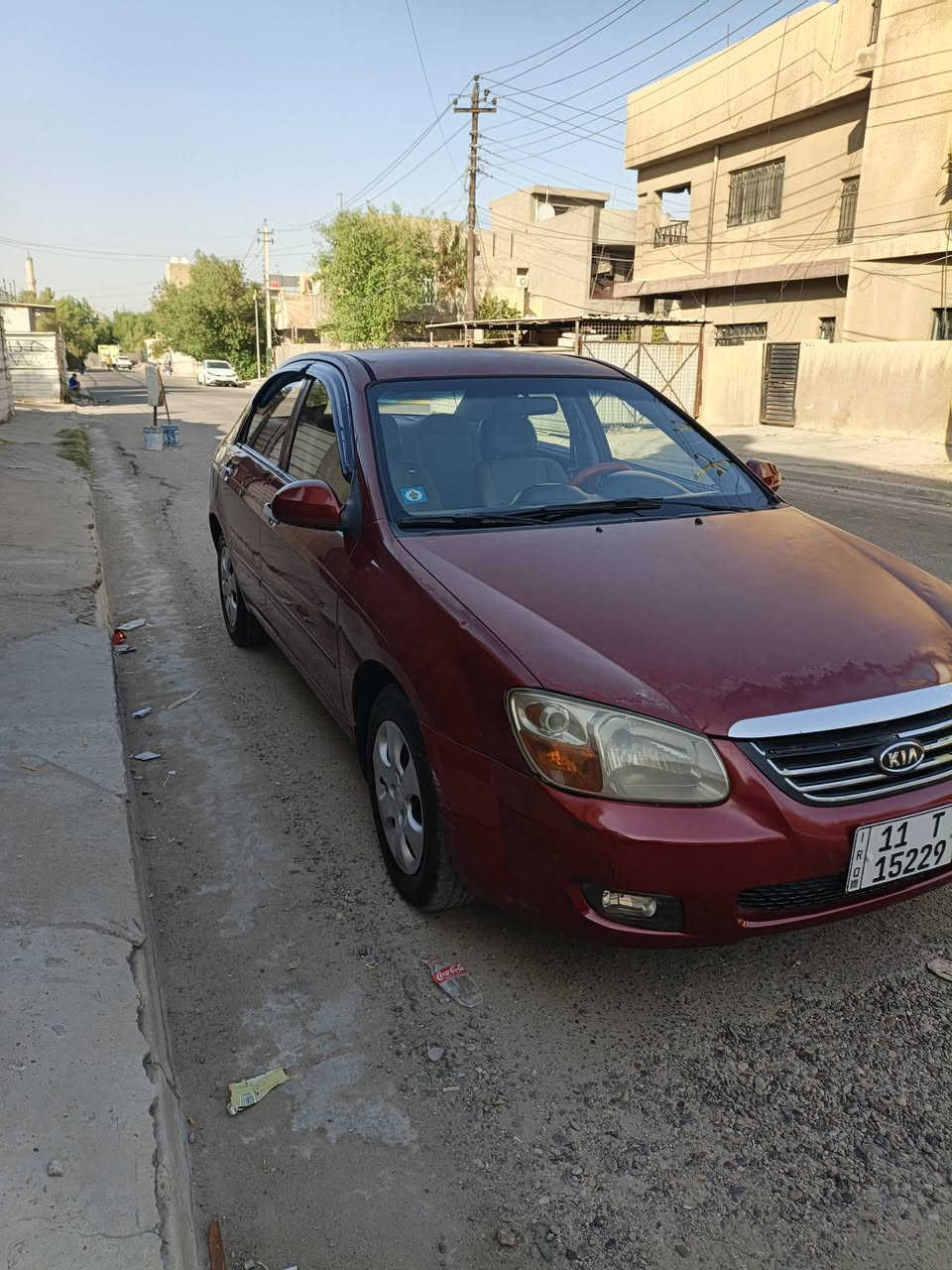 كيا سيراتو موديل 2009 خليجي مكينه 1600 سياره جاهزه مكينه گير تبريد صدر تخم تاير بسمي رقم بغداد دولي بيها صبغ باب السائق فقط باقي السياره بدون صبغ السعر 75 بيها مجال بسيط للاستفسار *********** بغداد حي الرساله الثانيه
