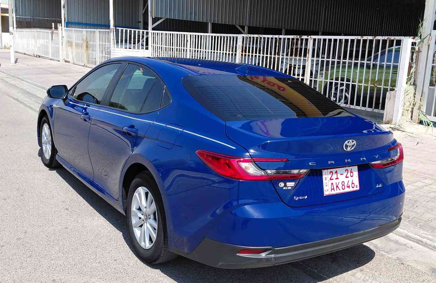 TOYOTA CAMRY
موديل 2025..موصفات LE
ماشي ٢ الف فقط
بدون صبغ بدون تبديل..فقط الدعامية
رقم كاتى..يترقم اربيل وسليمانية 
موجود بكركوك 
سعر 215$
***********
