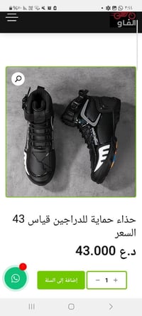 كفوف ALPINESTARS • حذاء مقاس 43 • درع ركبات