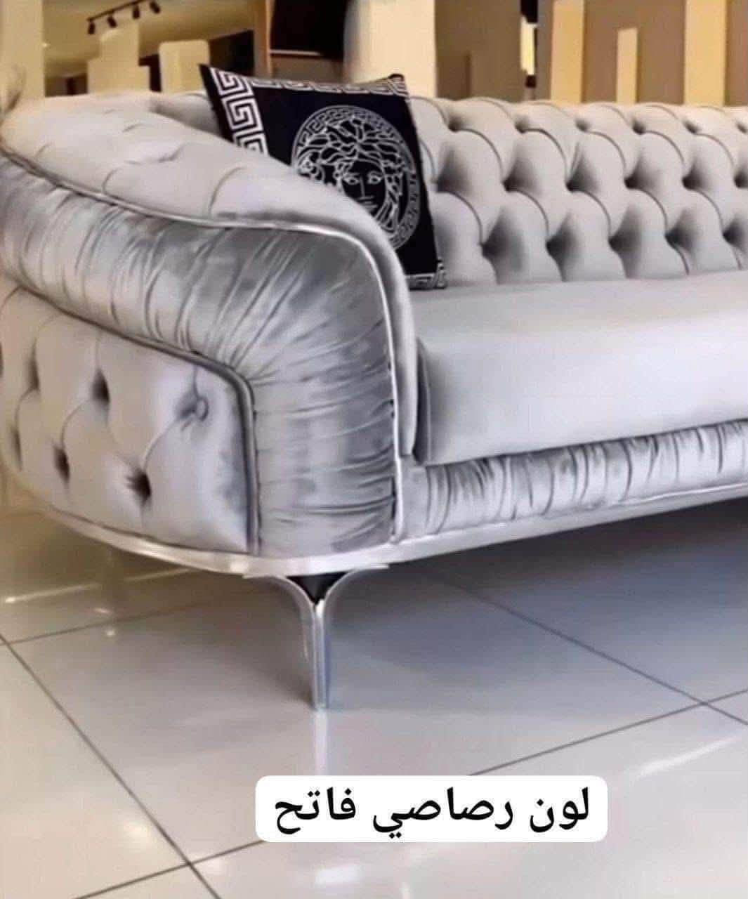 ديوان ١٠مقعد • ألوان متنوعه • رصاصي فاتح