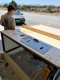 منشار MDF • شفاط غبار • بدون مشاكل
