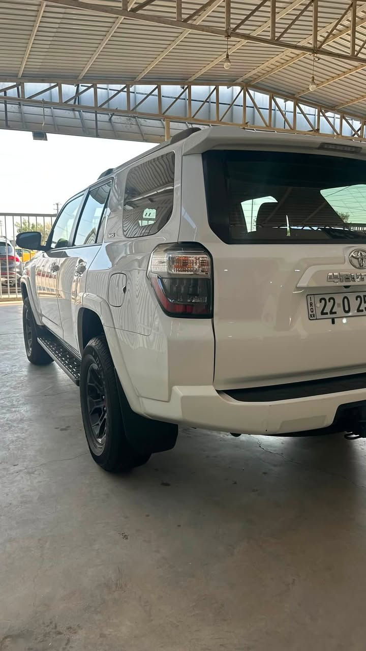 السلام عليكم
TOYOTA  4RUNNER SR5  2024
~ تويوتا فور رنر 
~ وارد أمريكا  
~ محرك 6 سلندر   
~سيارة نصف البنيد صبغ وجاملغ عكس السايق بارد
~ ايرباك ستيرن و تكمة مرجع بلادي 
~ ماشي 46   الف ميل
~موصفات
~ بصمة 
~ فور ويل ( 4*4 ) 
~ شاشة كبير  كاميرة دوار 
~ كاميرة خلفية 
~ داخلية اسود 
~ رادار أمامي و جانبية 
~ كشن أمامي كهربائية 
~ لايتات عدسة زينونة 
~تحديد سرعة 
~ حجم تايرات 17 
~سيارة مرقم اربيل جاهز تحويل او وكاله نفس يوم
~ 
~ سعر  (315  )💰ورقة دولار بيها مجال 🤏
~ مكان واسط العزيزيه
***********
