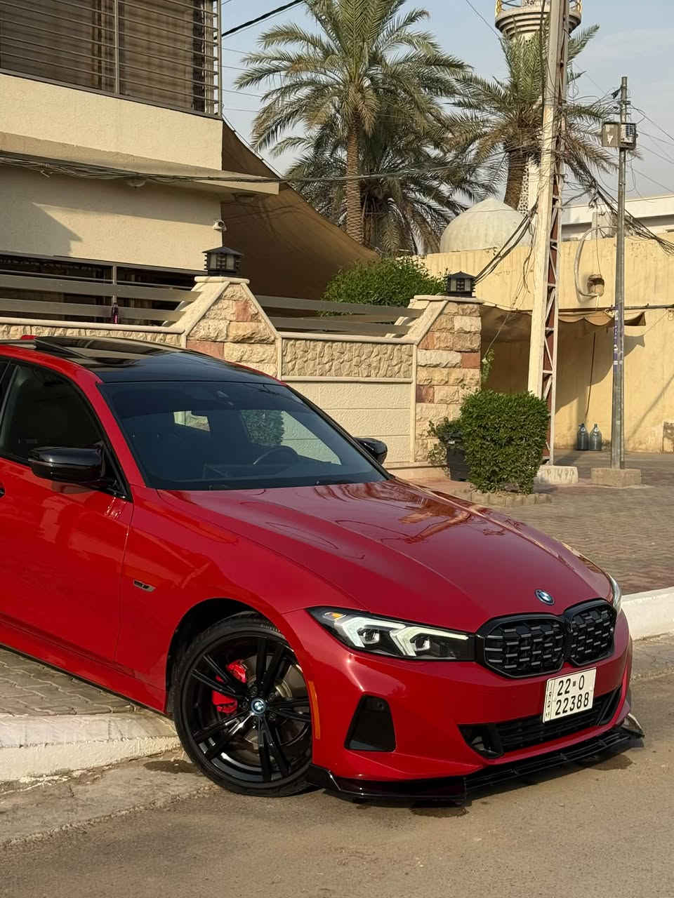 بي ام 330e • هايبرد كهرباء • رقم اربيل