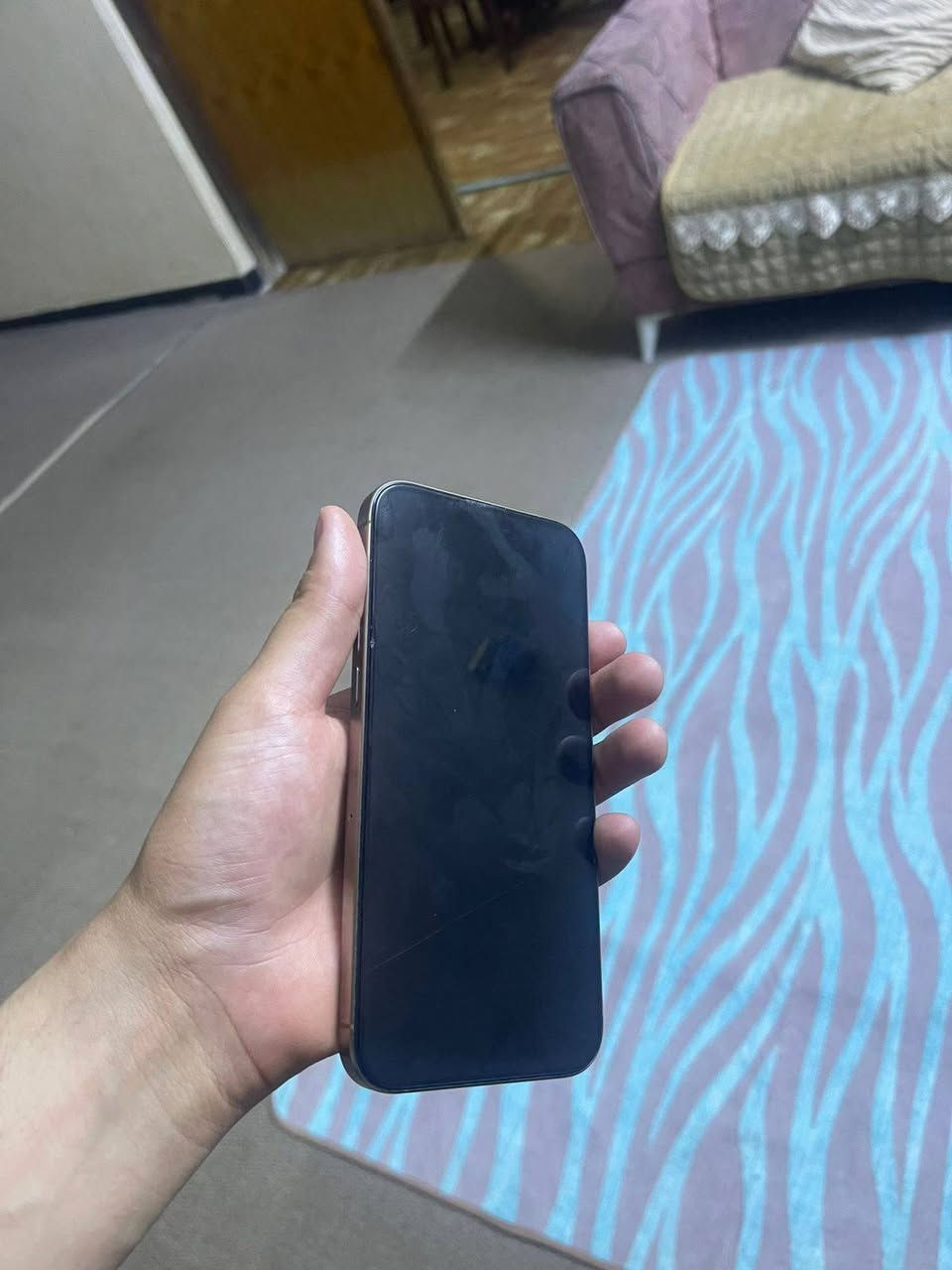 ايفون :16بروماكس ذهبي
بطارية :91
ذاكرة :256
السعر :مليون و325وبي مجال بسيط
جهاز مكفول من كل شخط
 مكلف بنشر رقم صاحب الجهاز 
***********
