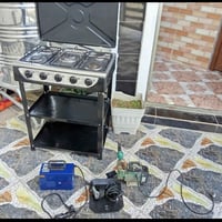 طباخ ٥ عيون • ماكينة لحام جديدة • موتور ماء جديد
