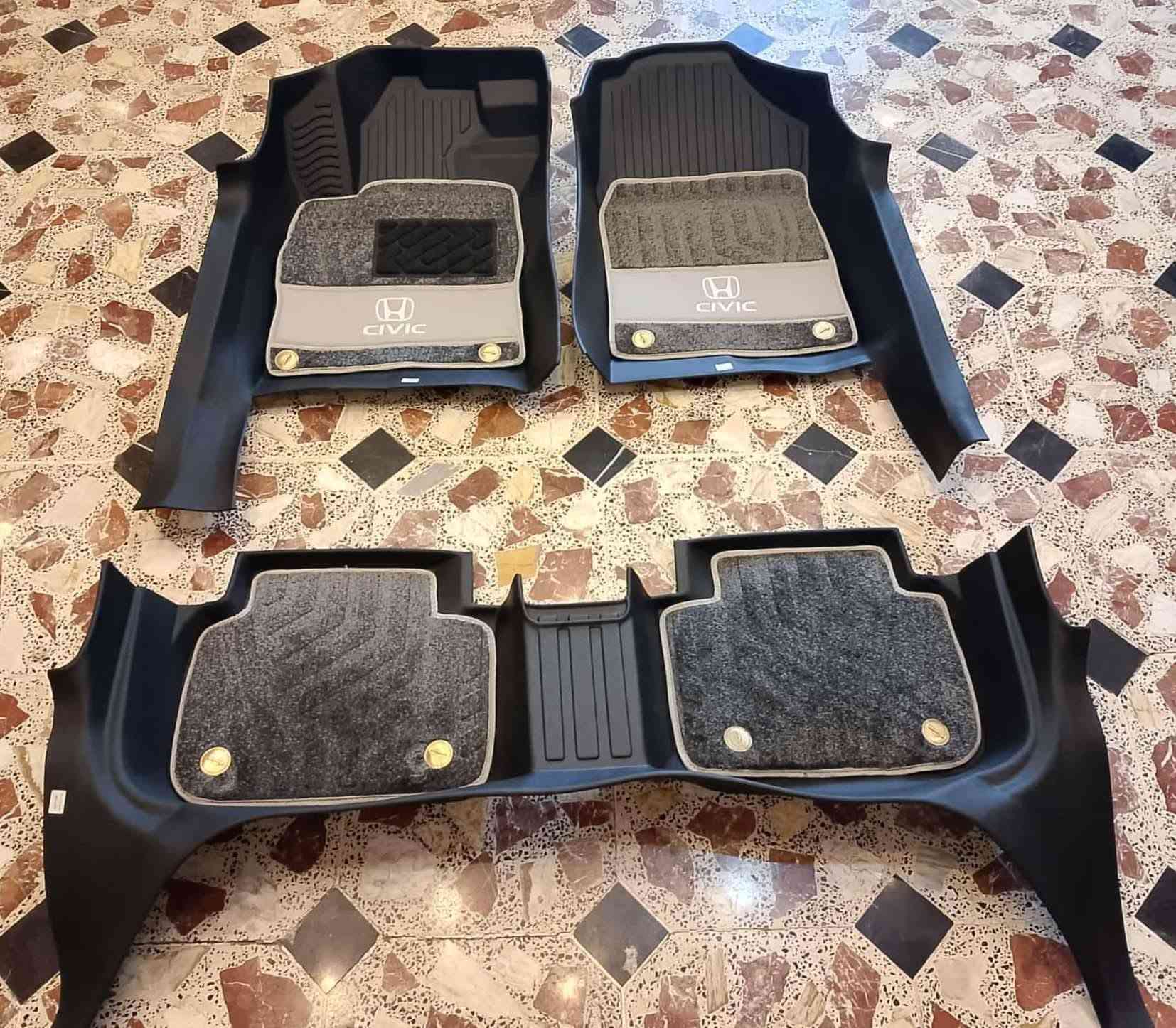 عرض خاص ارضيات تصفيه
ارضيات بلاستك درجة أولى تغطي دوسات مع صندوق وكاربت اسود ماروني رصاصي قطع اخيرة سعر تخم 75 مع توصيل 
كورلا هايبرد 21-25
كامري بانزين 21-24
راف فور 21-25

حجز واتس اب فقط 
***********
