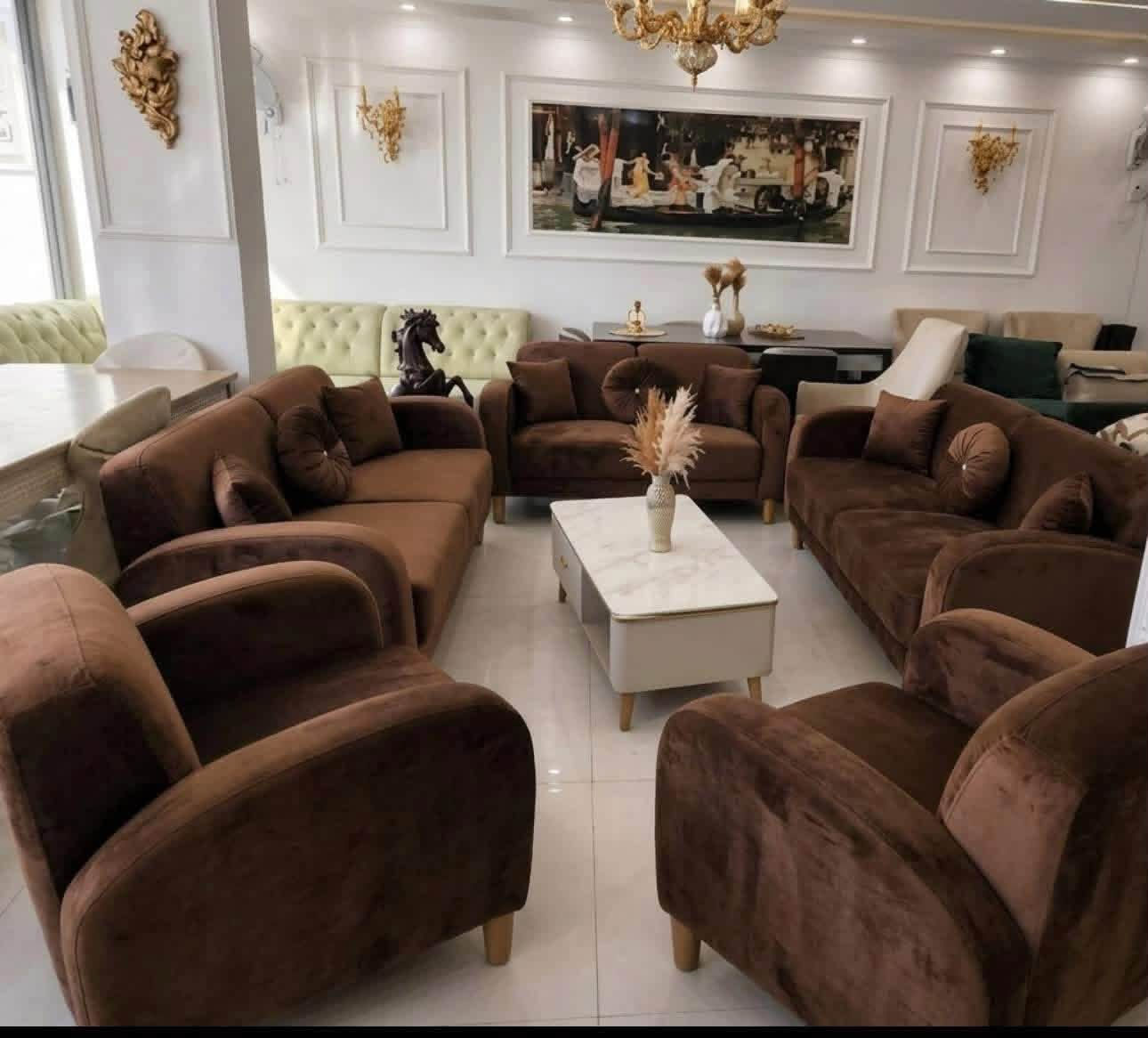 📢 عرض خاص سعر التخم ب550🤑🤑
 10 مقاعدبسعرب550 🥰🥰
ديوان 10 مقعد السعر ب550  
من معمل اثاث عالم المودرن هاذا بس يمنه العرض🇮🇶🇮🇶🇮🇶
✨ 5 قطع – تصميم عصري – جودة عالية
🎁 8 كوشات هدية مجانية!
                       قياسات التخم 
       2 قنفه ام 3 نفر 
        1 قنفه ام 2 نفر 
          كراسي 2 
                      قياسات الديوان
        2 قنفه ام 3 نفر 
         1 قنفه ام 2 نفر 
          1 كرسي 
           1 زاويه
💎 المواصفات:
🔹 إسفنج مميز اول ضغط عالي
🔹 خشب جام روسي فاخر
🔹 قماش حسب اختيارك (قديفة، كتان، خاولي ‘وتربروف)
🔹 ضمان حقيقي 3 سنوات
🚚 توصيل سريع داخل بغداد والمحافظات بأسعار رمزيه😍😍😍
شمنتضر لحك لايفوتك العرض🥰🥰
هاذا العرض بهاي المواصفات تلكو بس يمنه🤩🤩
معمل اثاث عالم المودرن
📍 بغداد – الشعب – مقابل جسر بوب الشام
📲 احجز الآن عبر واتساب :***********
