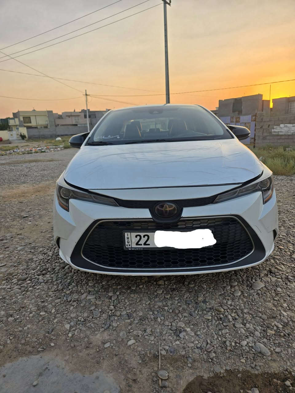 كورولا للبيع موديل ٢٠٢٠ وارد امريكي 

اللون ابيض لؤلؤي 
كير محرك مكفول 
تبريد كفالة
محرك ١٨٠٠
ماشية ٤٩ الف mi
ضررها فقط بنيد بدون دواخل 
بدون شاصي
بدون لغد
جميع الايرباكات سليمة سليمة
الضرر سطحي فقط
بيها بارد كم مكان قليل جدا
رقم أربيل جديد
هزة جديدة 
سنوية جديدة

المواصفات
XLE
فتحة سلايد روف
بصمة تشغيل
بصمة أبواب دخول ذكي
كرسي كهرباء
كشنات جلد 
رادار امامي
رادار جانبي بالمري
قيادة ذاتية
شاشة عدادات رقمية
تدفئه كشنات
اوتو هولد 
سايد بريك دكمة
السونار مرفق مع المنشور

للاتصال
***********
