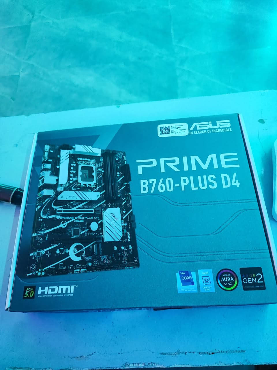 السلام عليكم قطع للبيع حسب التقييم 
 
بورد asuse prime p760 plas d4
رامات hikvision8x2 (16g) 3200mhz
 متوفر توصيل وشرط الفحص
