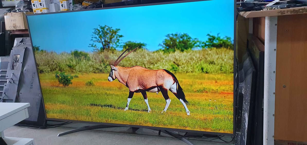 تەلەڤیزۆنی هیتاشی قەبارە 65 4K HDR سەتەلایتی تێدایە
خەتەکی باریکی تێدایە هەندەک جار نامینێ و هەندەک جاردێتەوە
ئەگەر بتەوێ چاک دەکرێتەوە نرخی 350000 لە هەولێرە لۆ
داواکردن پەیوەندی بکەن با واتساپ و ڤایبەر *********** أربيل, العراق
