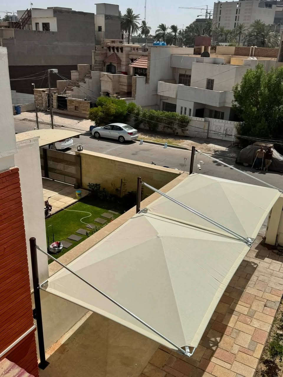تعلن محلات القلعة الحديدية للمضلات سعر المتر 40الف
مضلات هرميه ثابته حسب الطلب ومتعدده القياسات حسب رغبة الزبون

قماش  الأصلي  المنشأ مصنع من شركات عالميه🌏

مصنوع من مادة البولي ايثيلين عالية الكثافه والجوده✨

يتحمل جميع التقلبات المناخيه أشعة الشمس🌡️☀️ و الأمطار 🌧️وتياراة الهواء العاليه🌪️

وضمان جادر 10 سنوات وصيانه واستبدال بضمان 5🕗 سنوات

وبجميع الاوان 🟢🔵⚪🔴🟠🟡

يتم التثبيت على ركائز بوري مغلون قطر 5او 6 انج ثقيل🏗️

والهيكل الداخلي بوري مغلون غير قابل لصدأ ضمان 15 سنه لل هيكل🕗

يوجد خصم كبير ا أصحاب المجمعات السكنيه والمدارس وأصحاب المساحات الكبيره

للحجز والاستفسار التواصل مع الارقام التاليه وسيتم الرد مباشر 

*********** واتساب

