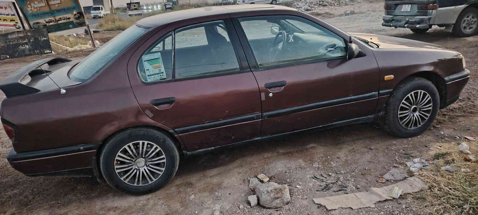 نيسان بريميره موديل 92 مصبوغه جماليه لا ضربه ولا تبديل كير محرك كفاله تخم تاير رقم دياله بسمي تحويل ثاني يوم  بيع او مراوس حسب القناعه السعر 30وبيهه مجال
***********
