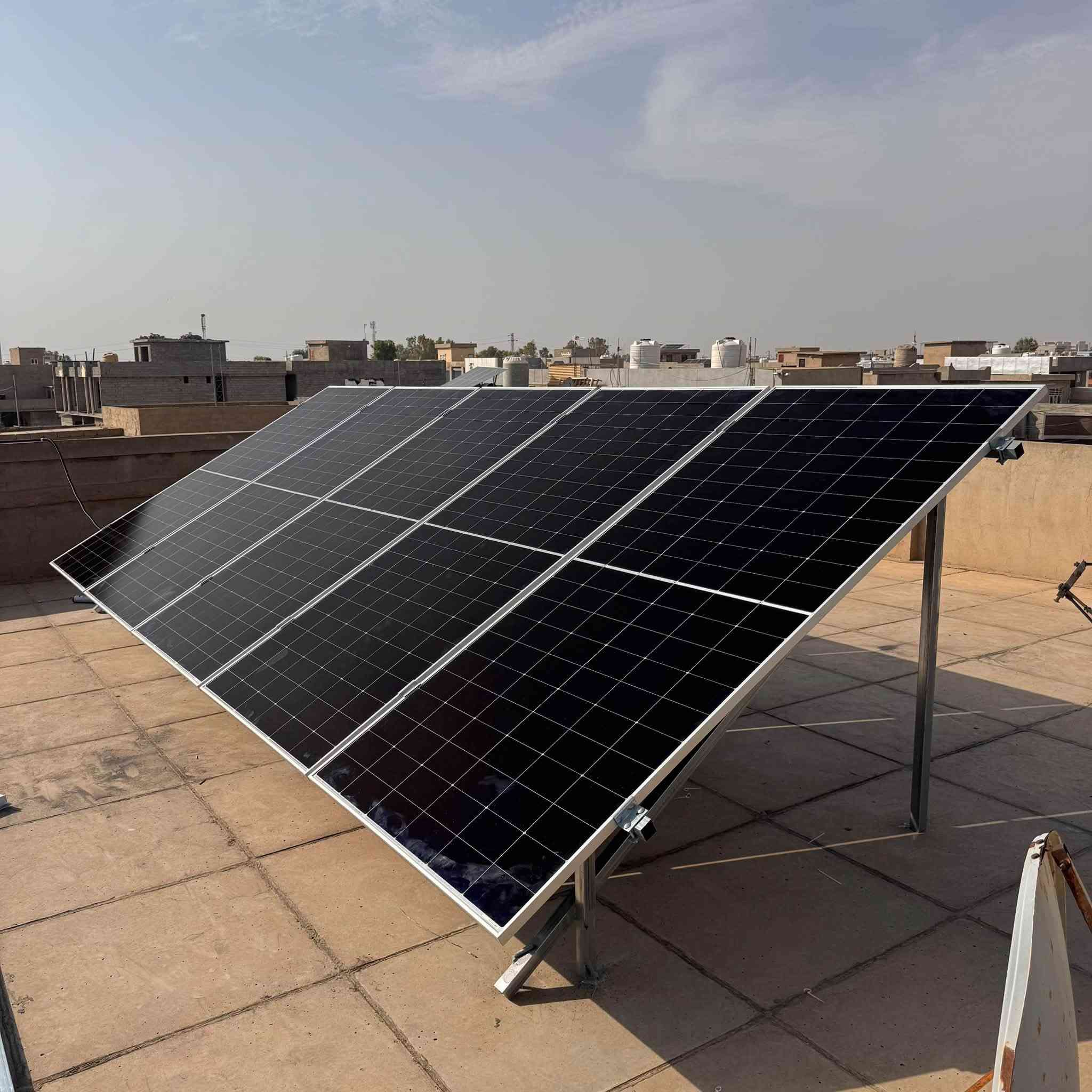 طاقة شمسية • انفيرتر Chisage • ألواح Longi 650W