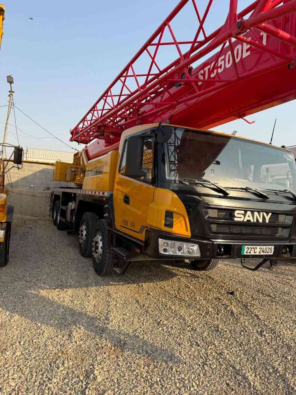 كرين 50 طن اعلا صنف فحص شرط مكفول 2023 جديد بحاله الوكاله STS500500TD اعلى مواصفه محرك ويشاي الازرق للاستفسار الاتصال على الرقم ***********
