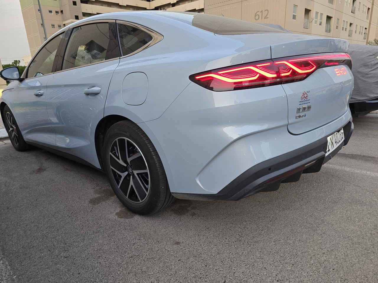 BYD QIN L
بي واي دي كن ال
موديل 24 
اللون سمائي مميز 
الداخل اسود زيتوني
شاشة قلاب
كرسي السائق كهرباء
بطارية 80
5 كامرات
حساس امامي خلفي جانبي
ماشية 11000
السعر 24 ونص وبيهة مجال بسيط
بغداد مجمع بسماية السكني
***********
السيارة مكفولة من الدعامية للدعامية
