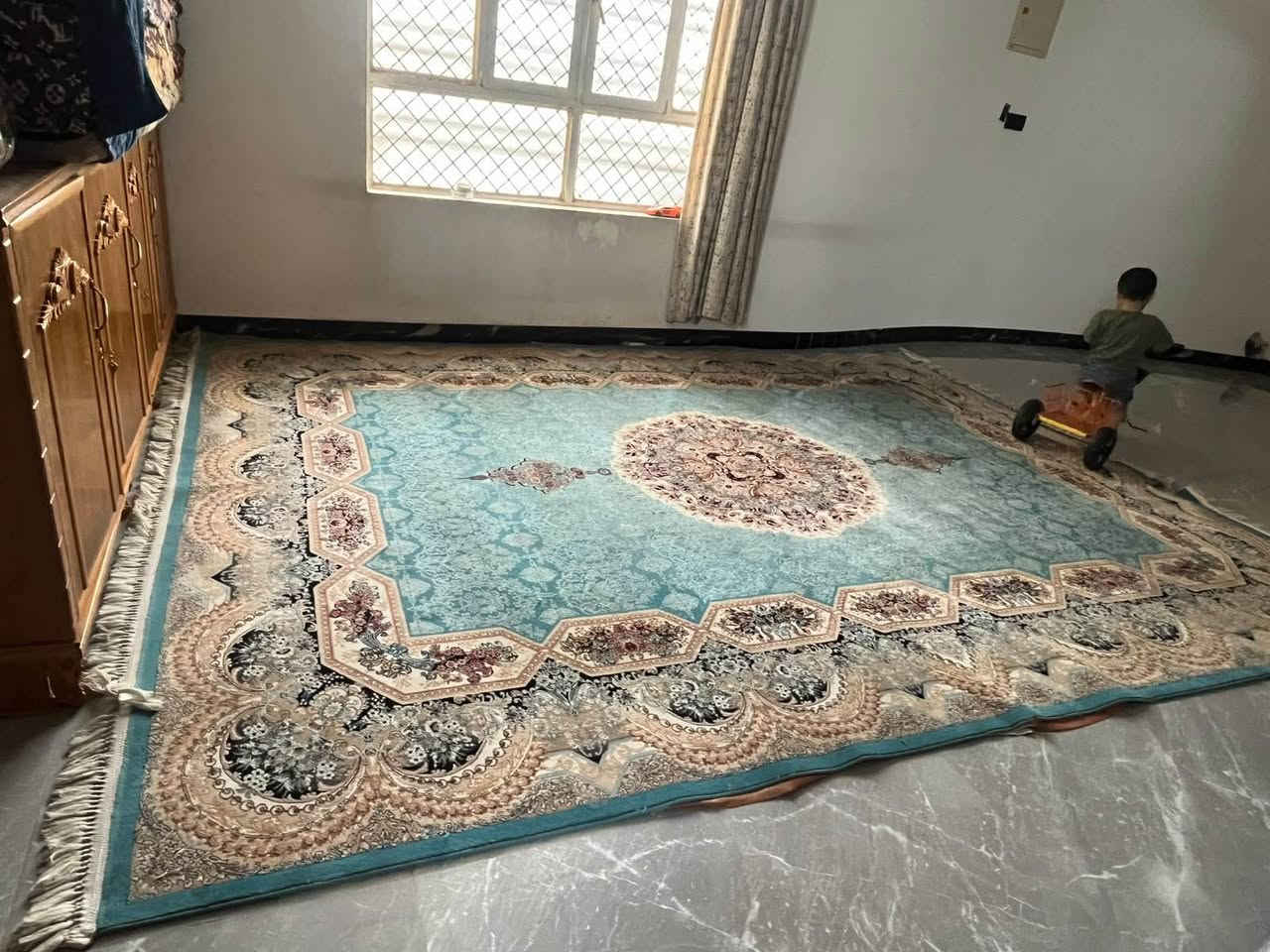 زوليه كاشان • مقاس ٣×٤ • معيبه