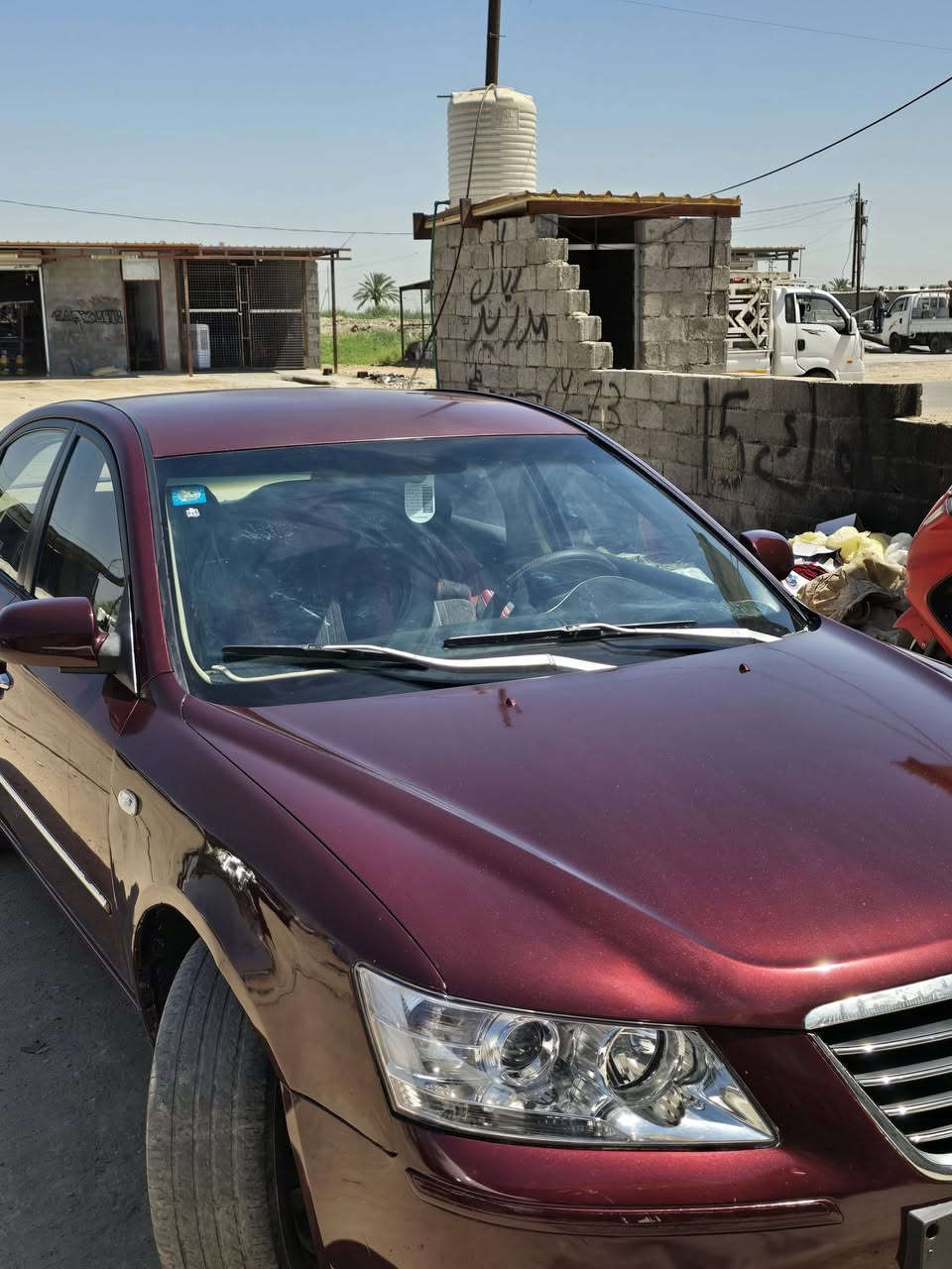 سوناتا ٢٠٠٩ خليجي رقم بغداد انكليزي محرك ٢٤٠٠ دوش بيه ٣ قطع صبغ جماليه بدون دواخل السعر ٩٧ مكان السياره بغداد اليوسفيه  رقم الهاتف ***********
