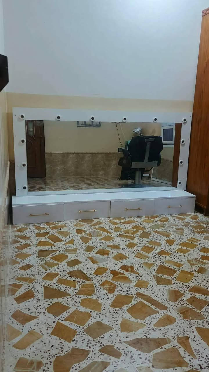 بوفيه حلاقه • كرسي غسل • مرمر