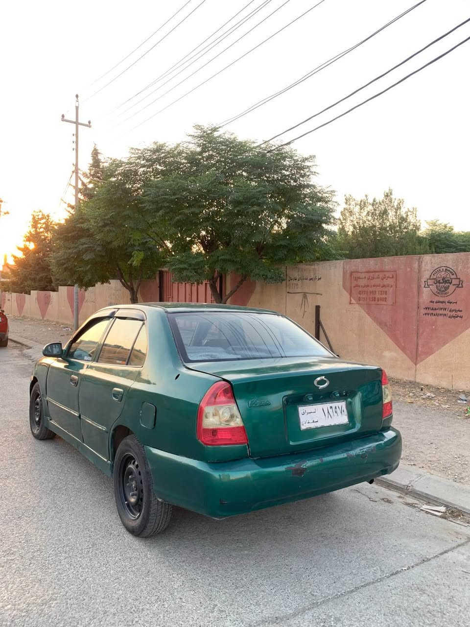 هۆندای ئەکسێنت 2002
گێڕ عادی
گێڕ و مەکینە بەشەرت 
ئاڕم پلاستیکی سلێمانی
بەشەرتی ئاڕم و ئەوەلیات
سعری ٢٣ وەرەقەو مەجالێکی زۆر کەم
شوێن: سلێمانی
*********** السليمانية, العراق

