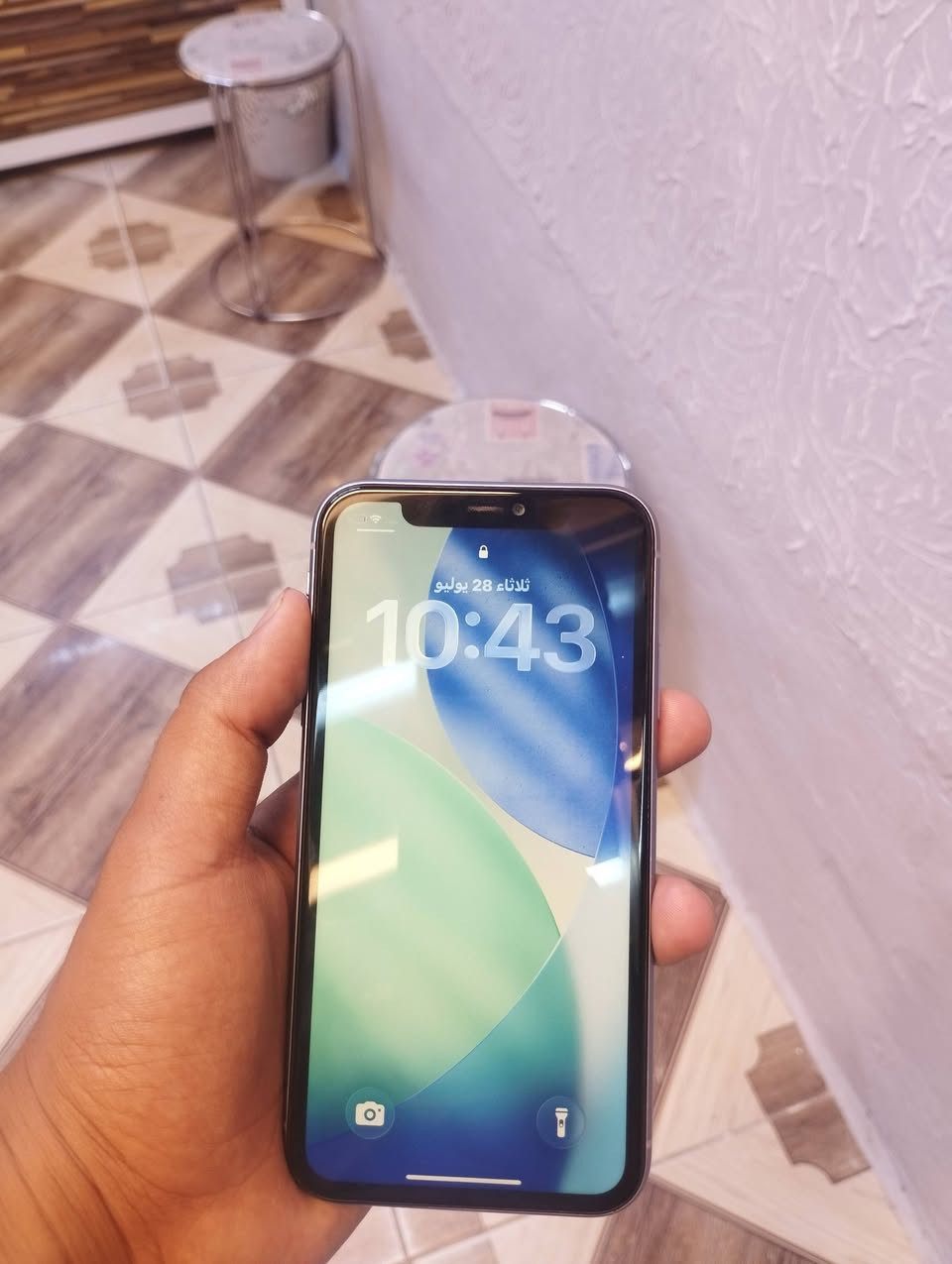 سلام عليكم ايفون 11 عادي ذاكره 128 مبدل شاشه اصليه بطاريه مبدله بطاريته80 السعر 300 وبيه مجال قليل المكان كربلاء القادسية للاستفسار ***********
