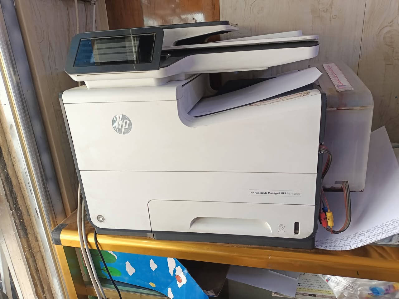 طابعة hp577   الغنية ع التعريف  نضيفة فول ع ايدي ما مبدلة اي قطعة بيهة للاستفسار الاتصال على الرقم ***********  مكاني ديالى - بعقوبة
